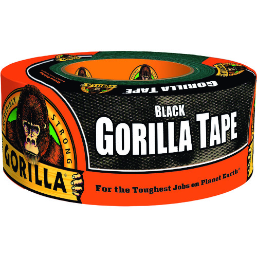 トラスコ中山 ＫＵＲＥ 強力補修テープ ゴリラテープ ブラック 48mm×11ｍ×厚さ0.43mm（ご注文単位1巻）【直送品】