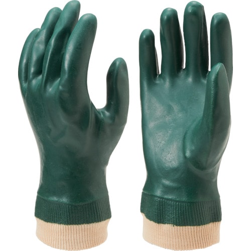 トラスコ中山 ショーワ 塩化ビニール手袋(裏布付) Ｎｏ50軽快手袋ハイロン グリーン ＬＬサイズ（ご注文単位1組）【直送品】