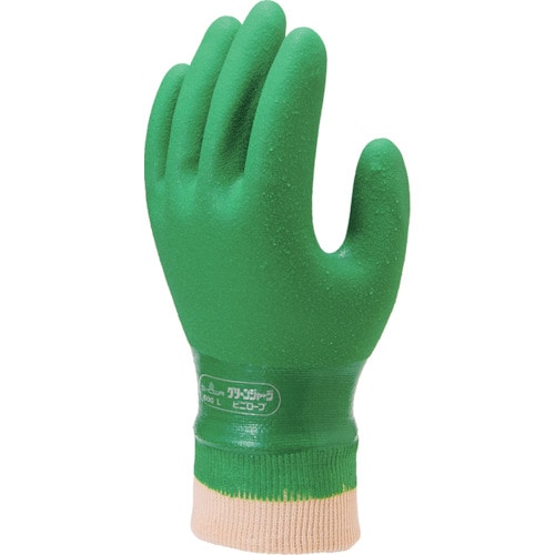 トラスコ中山 ショーワ 塩化ビニール手袋 まとめ買い 簡易包装グリーンジャージ 10双入 Ｍサイズ（ご注文単位1袋）【直送品】