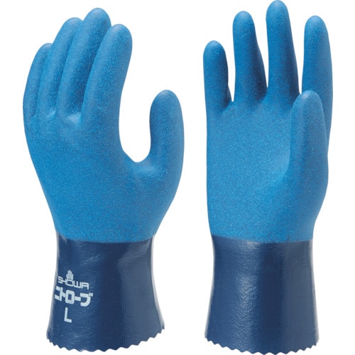 トラスコ中山 ショーワ ニトリルゴム手袋 Ｎｏ750ニトロ-ブ ブルー ＬＬサイズ（ご注文単位1組）【直送品】
