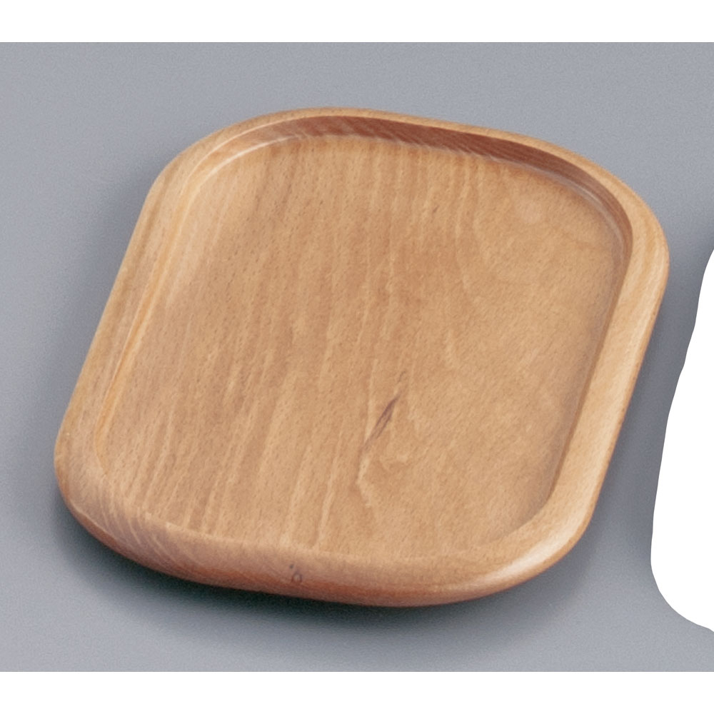 【直送品】木製　楕円型カスタートレー（ナチュラル） １５２２７（大） 1箱（ご注文単位1箱）
