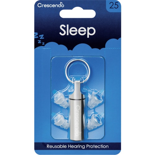 >トラスコ中山 Crescendo 耳栓 騒音吸収フィルター Sleep NRR16dB（ご注文単位1組）【直送品】