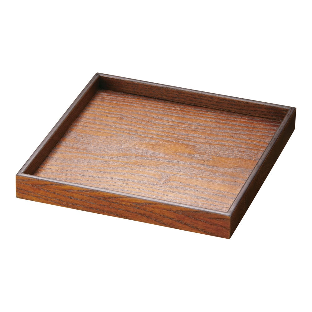 【直送品】木製　宴　角皿　目摺り ６．０ 1袋（ご注文単位1袋）