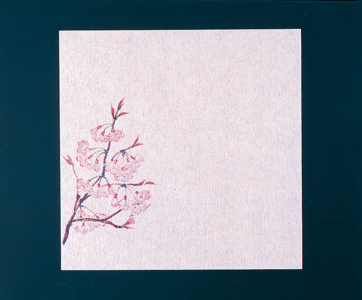 【直送品】グルメ敷紙５寸（１００枚入）桜  1袋（ご注文単位1袋）