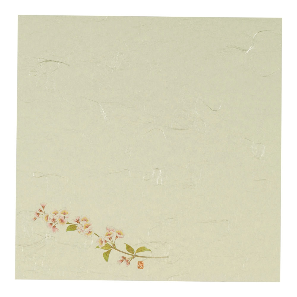 ５寸懐紙　四季の花（１００枚入） Ｓ５－４　　　　　　桜 1袋（ご注文単位1袋）【直送品】