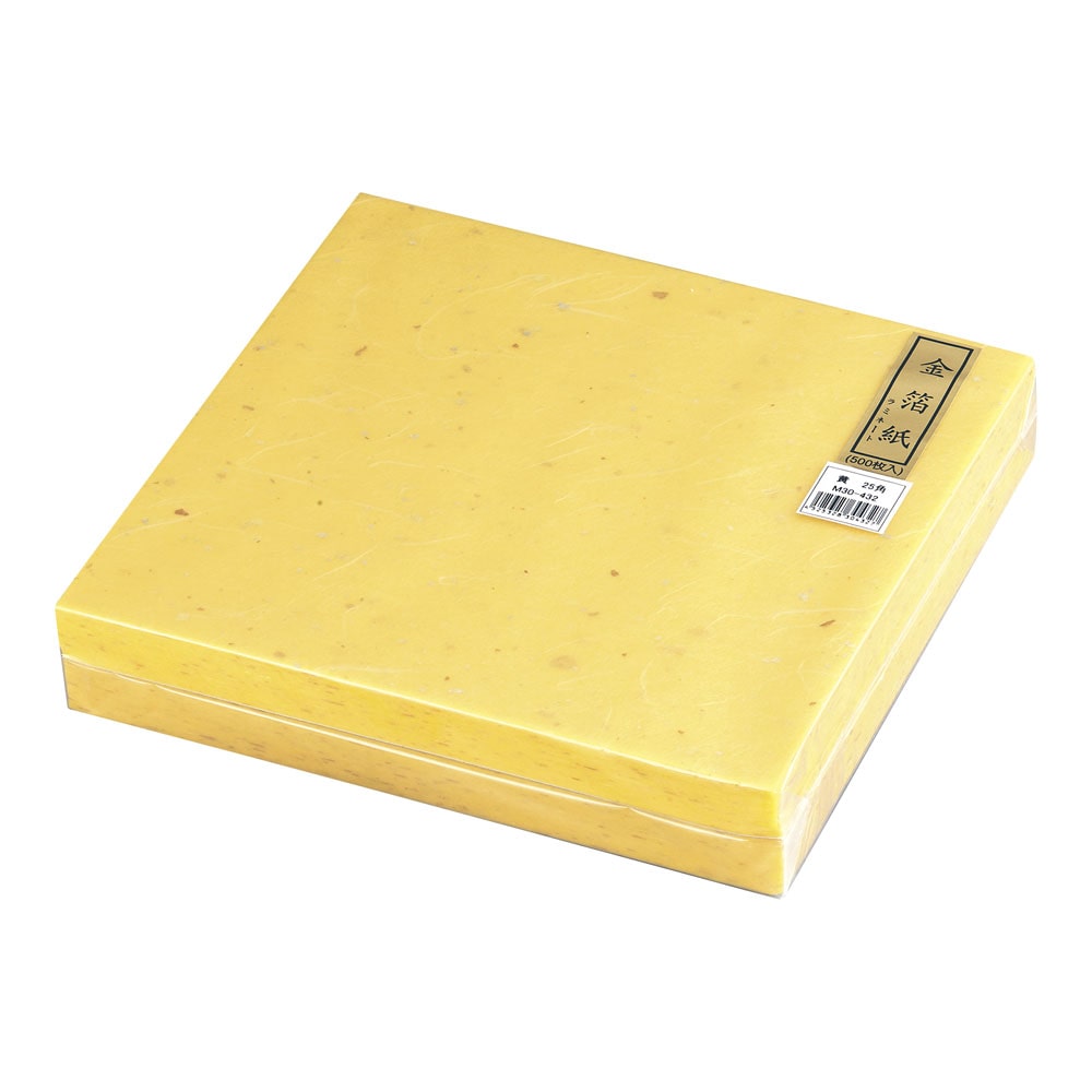 【直送品】金箔紙ラミネート　黄　（５００枚入） Ｍ３０－４３２ 1袋（ご注文単位1袋）