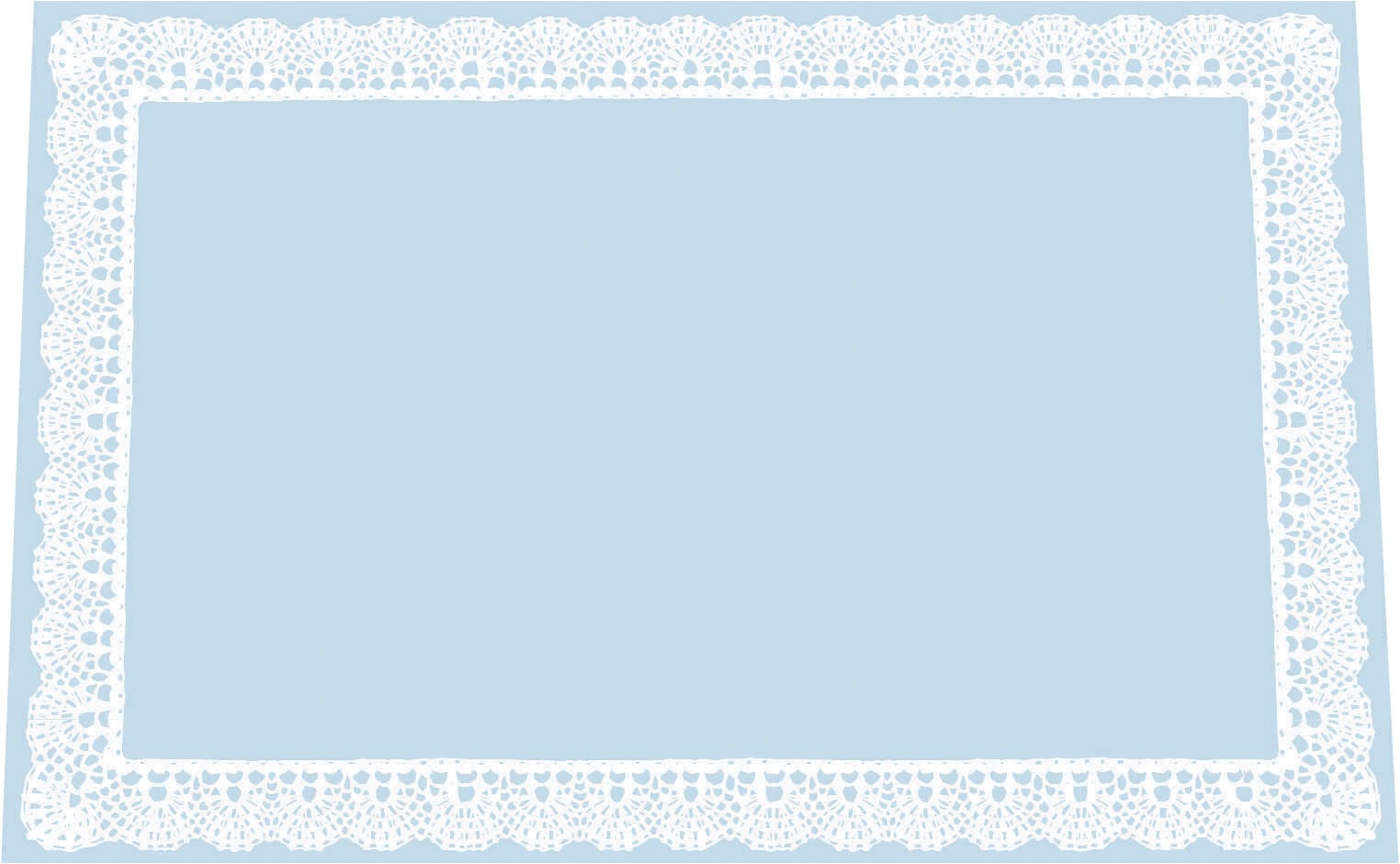 >【直送品】無蛍光紙テーブルマットレースＢ　ブルー ＴＥ－Ｍ１２（１００枚入）Ｍ 1袋（ご注文単位1袋）