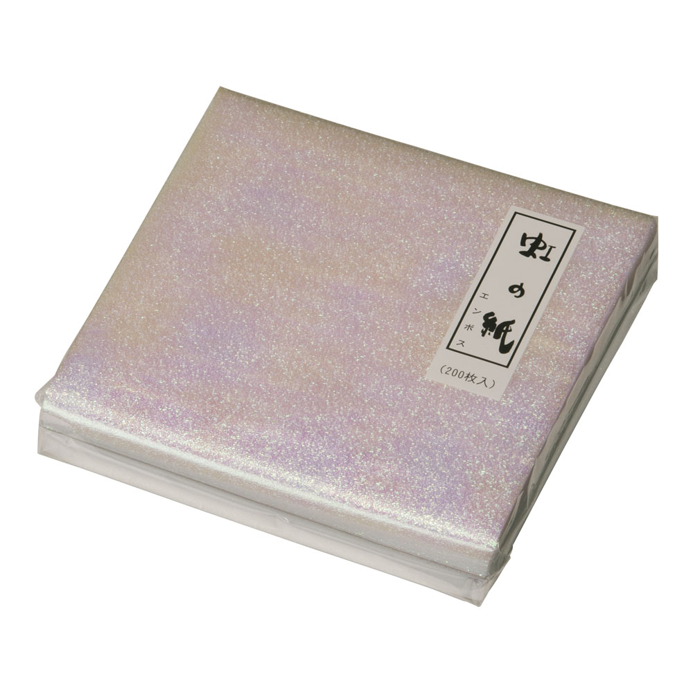 【直送品】虹の紙　エンボス（２００枚入） Ｍ３０－４０６ 1袋（ご注文単位1袋）