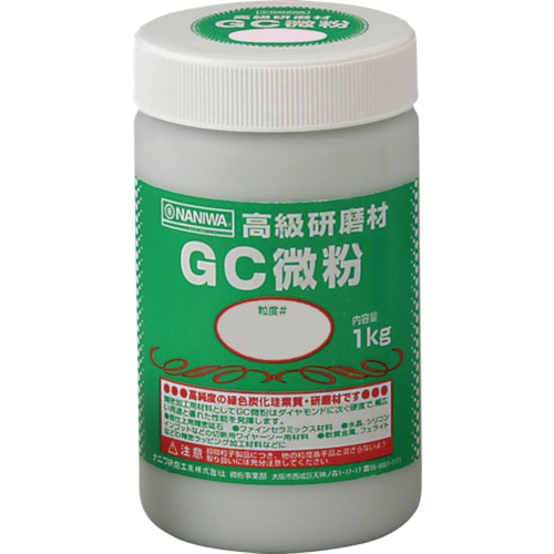 トラスコ中山 ナニワ 研磨材 GC粗粒1kg #60（ご注文単位1個）【直送品】