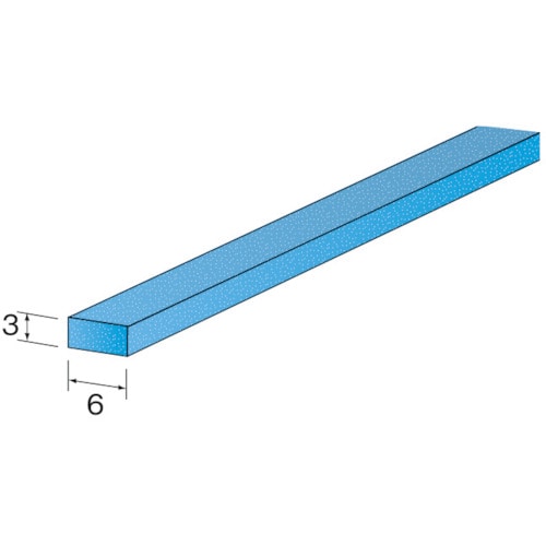 トラスコ中山 ミニモ ブルーストーン WA＃120 3×6mm （10個入） 852-9195  (ご注文単位1袋) 【直送品】