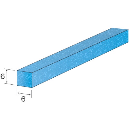 >トラスコ中山 ミニモ ブルーストーン WA＃240 6×6mm （10個入） 852-9203  (ご注文単位1袋) 【直送品】