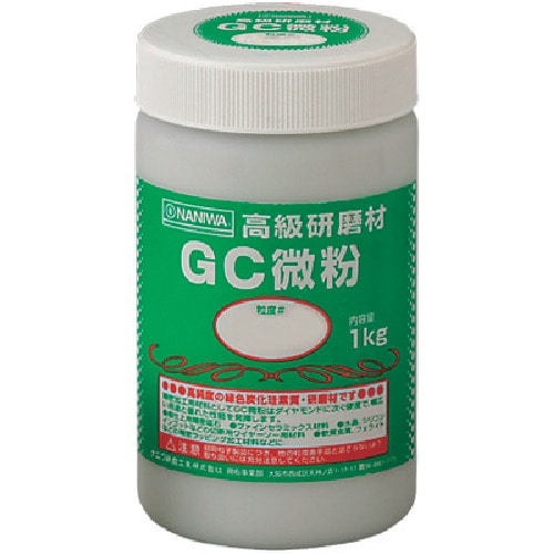 >トラスコ中山 ナニワ 研磨材 GC微粉1kg #320（ご注文単位1個）【直送品】