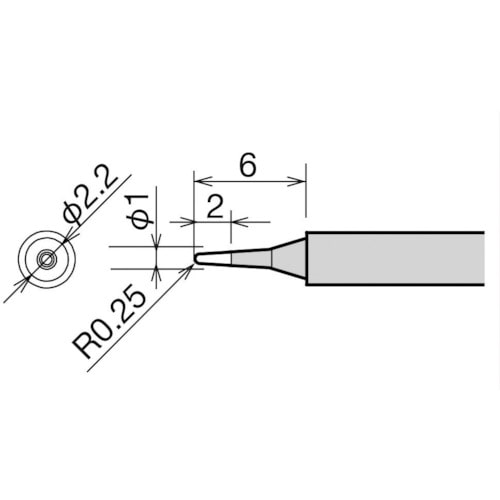 トラスコ中山 グット 替こて先 1.5K型 RX-812AS/802AS（ご注文単位1個）【直送品】