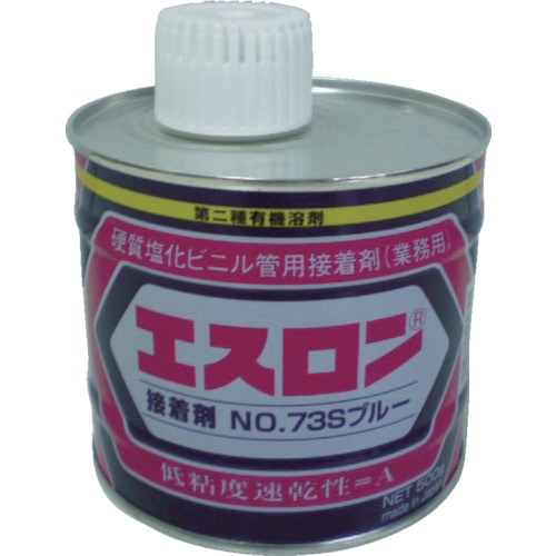 トラスコ中山 エスロン 接着剤 ブルーS 500g（ご注文単位1缶）【直送品】