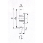 >トラスコ中山 EVN ブッシングプーリー SPA 150mm 溝数1（ご注文単位1個）【直送品】