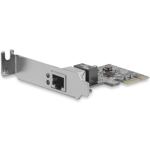 >トラスコ中山 スターテック LANカード/PCIe/x1/1x RJ45/10/100/1000Mb/Win ＆ Mac/LP（ご注文単位1箱）【直送品】