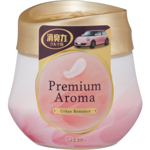 トラスコ中山 エステー クルマの消臭力 Premium Aroma ゲルタイプ アーバンロマンス（ご注文単位1個）【直送品】