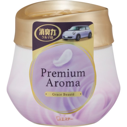 トラスコ中山 エステー クルマの消臭力 Premium Aroma ゲルタイプ グレイスボーテ（ご注文単位1個）【直送品】