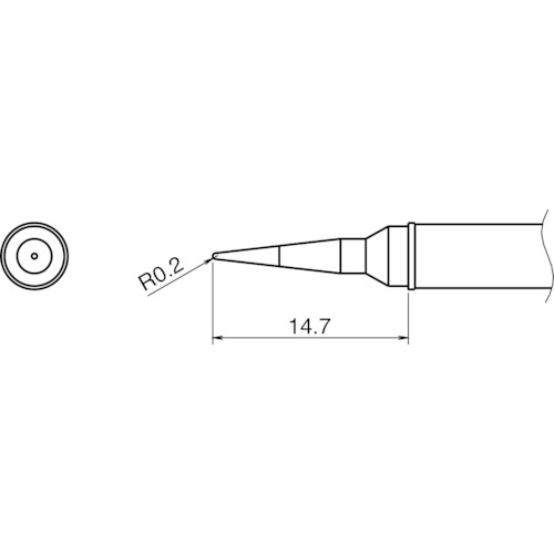 >トラスコ中山 白光 こて先/IL型　751-7254（ご注文単位1本）【直送品】