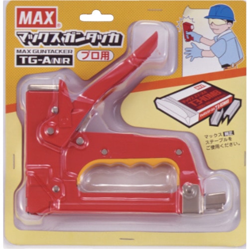 トラスコ中山 MAX ガンタッカ TG-A(N) レッド（ご注文単位1台）【直送品】