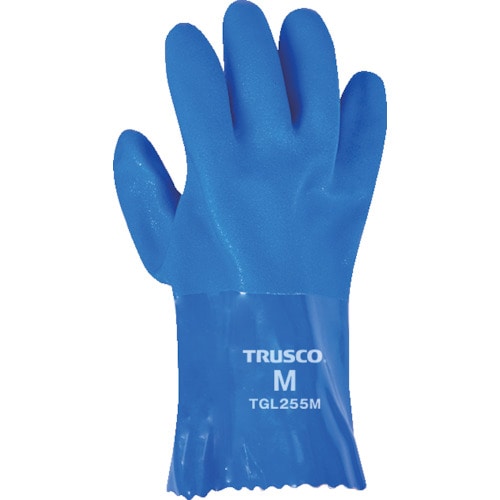 トラスコ中山 ＴＲＵＳＣＯ 耐油ビニール手袋1.2mm厚 Ｌサイズ 右手用 10枚入（ご注文単位1袋）【直送品】