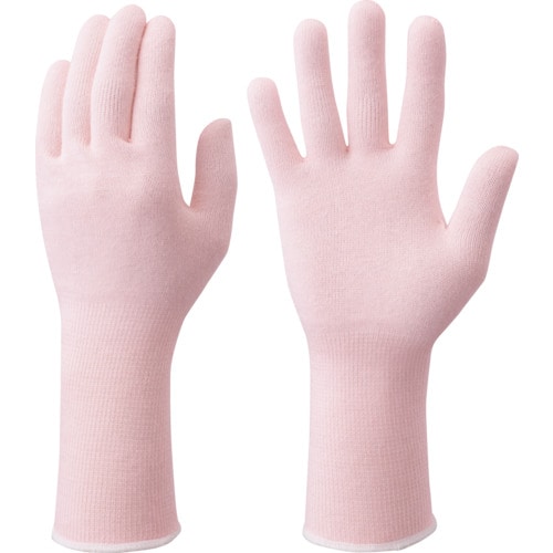 トラスコ中山 ショーワ インナー手袋 手肌をいたわる手袋 ピンク フリーサイズ（ご注文単位1組）【直送品】