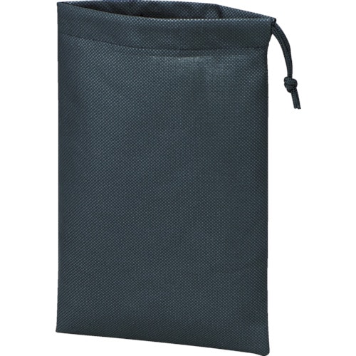 【直送品】トラスコ中山 ＴＲＵＳＣＯ 不織布巾着袋 黒 420Ｘ330Ｘ100mm (10枚入)（ご注文単位1袋）