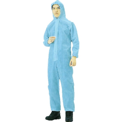 トラスコ中山 ＴＲＵＳＣＯ 不織布使い捨て保護服 3Ｌサイズ ブルー（ご注文単位1着）【直送品】