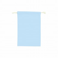 【直送品】MARKLESS STYLE コットン巾着 M ライトブルー TR-0293-034 1枚（ご注文単位1枚）
