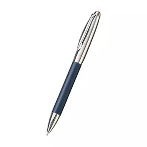MARKLESS STYLE レザースタイル メタルペン ネイビー TS-1102-006 1個（ご注文単位1個）【直送品】