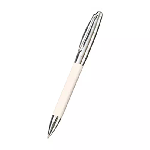 MARKLESS STYLE レザースタイル メタルペン ホワイト TS-1102-044 1個（ご注文単位1個）【直送品】