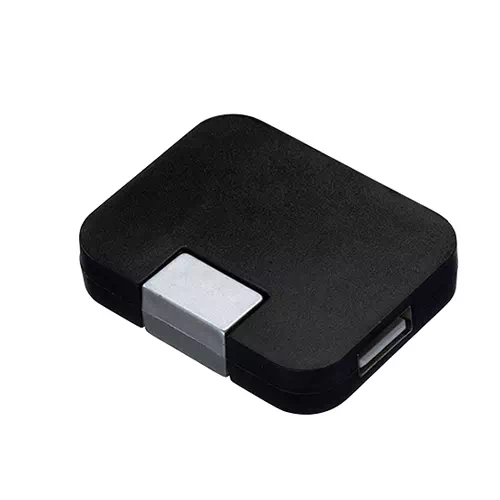 MARKLESS STYLE USBハブ フラット ブラック TS-1328-009 1個（ご注文単位1個）【直送品】