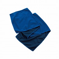 MARKLESS STYLE 涼感マフラータオル 巾着付 ブルー TS-1379-001 1個（ご注文単位1個）【直送品】
