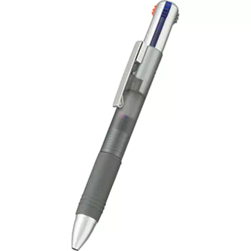 MARKLESS STYLE 3色＋1色ボールペン グレー TS-1452-011 1個（ご注文単位1個）【直送品】