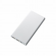 MARKLESS STYLE モバイルチャージャー 10000mAh Type-C対応 ホワイト TS-1637-044 1個（ご注文単位1個）【直送品】