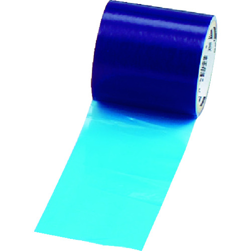 【直送品】トラスコ中山 ＴＲＵＳＣＯ 表面保護テープ ブルー 幅100mmＸ長さ100ｍ（ご注文単位1巻）