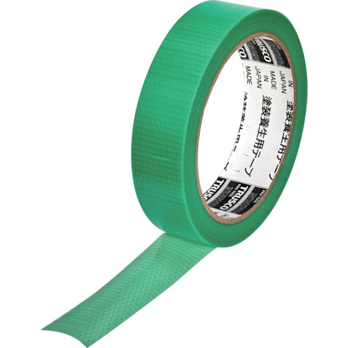 【直送品】トラスコ中山 ＴＲＵＳＣＯ 塗装養生用テープ グリーン 25Ｘ25（ご注文単位1巻）