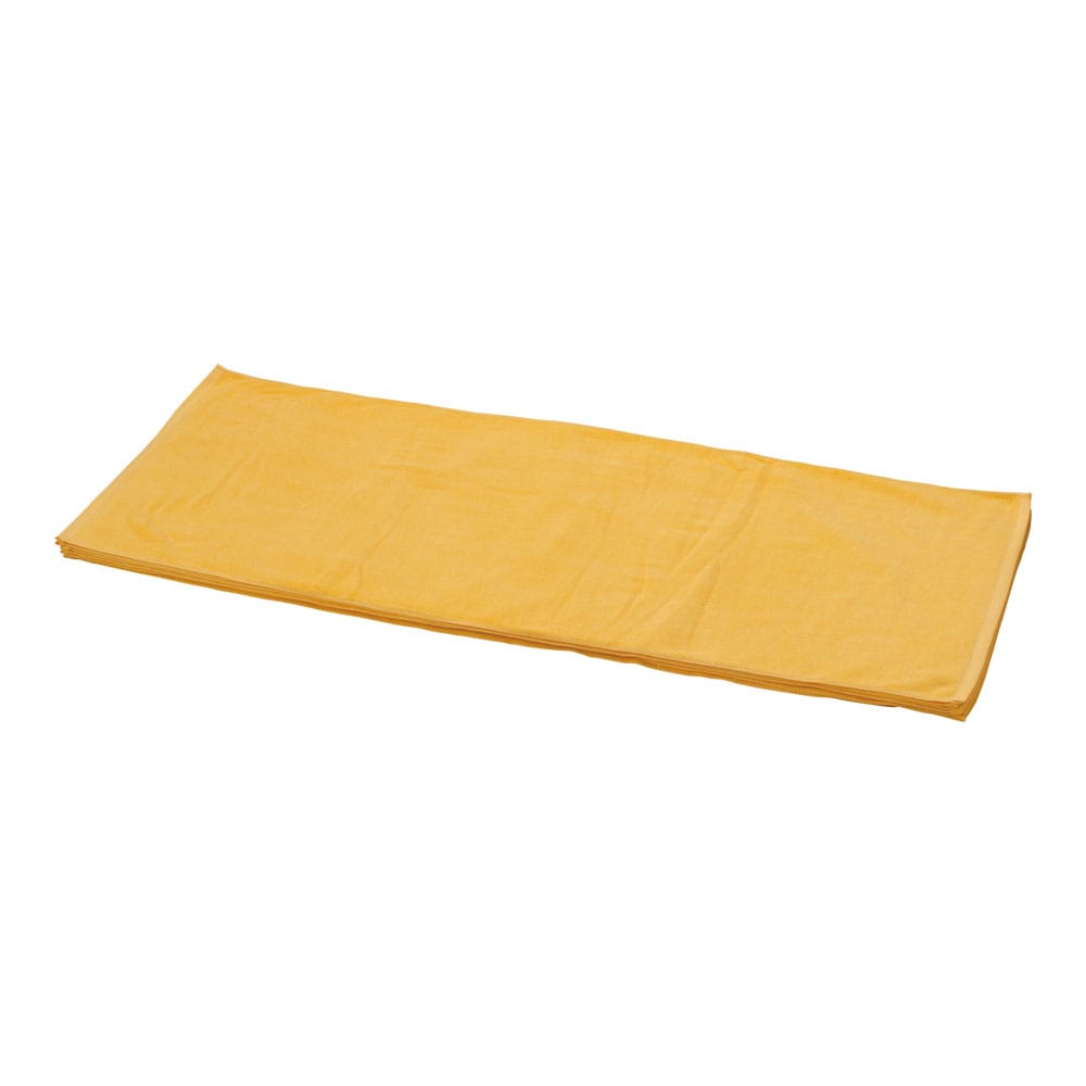 業務用バスタオル（６枚入） 黄 1袋（ご注文単位1袋）【直送品】
