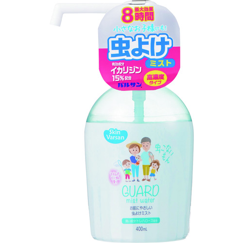 >トラスコ中山 レック 防虫用品 スキンバルサン ガードミストウォーター 400ml 206-8106  (ご注文単位1個) 【直送品】