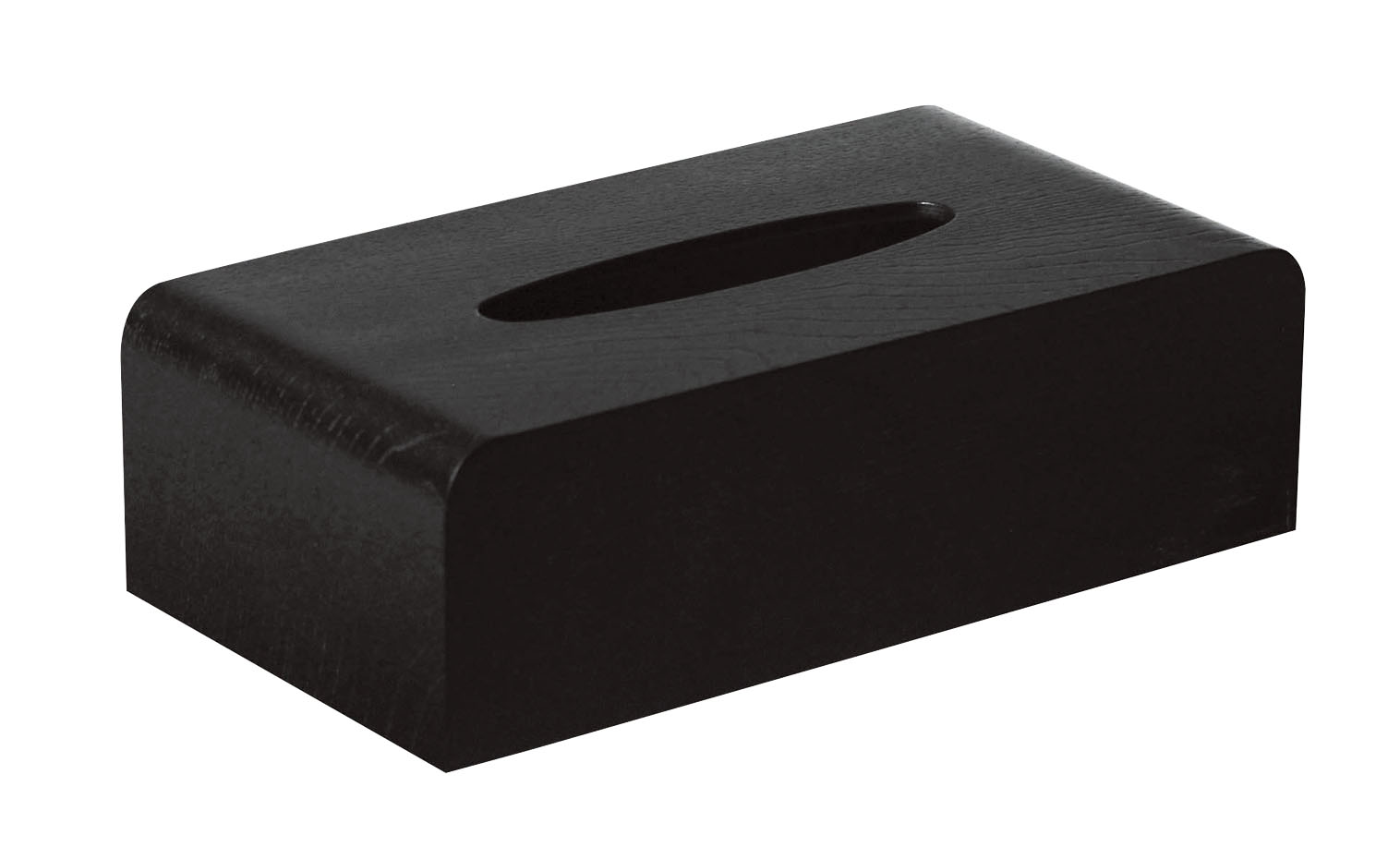 >木製ティッシュボックス　ブラック ＴＳ－０３Ｂ 1箱（ご注文単位1箱）【直送品】