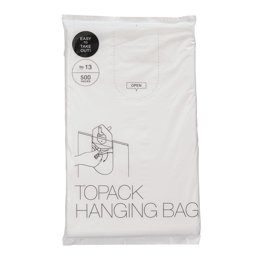 >【直送品】ハンギングバッグ（５００枚入） １３号 1袋（ご注文単位1袋）