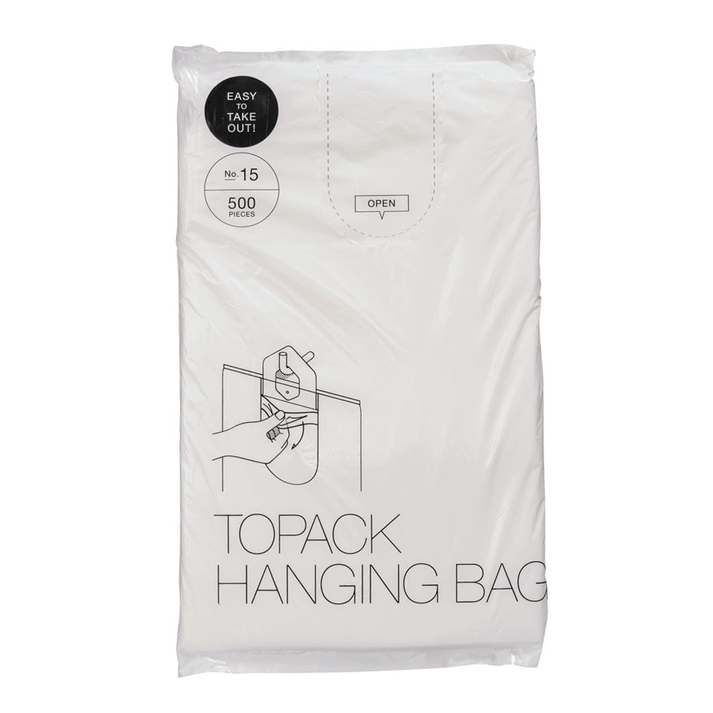 【直送品】ハンギングバッグ（５００枚入） １５号 1袋（ご注文単位1袋）