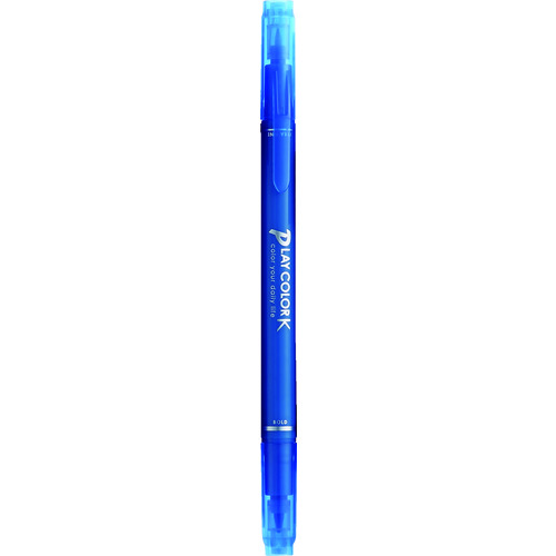 >トラスコ中山 Tombow 水性サインペンプレイカラーK青（ご注文単位 1本）【直送品】