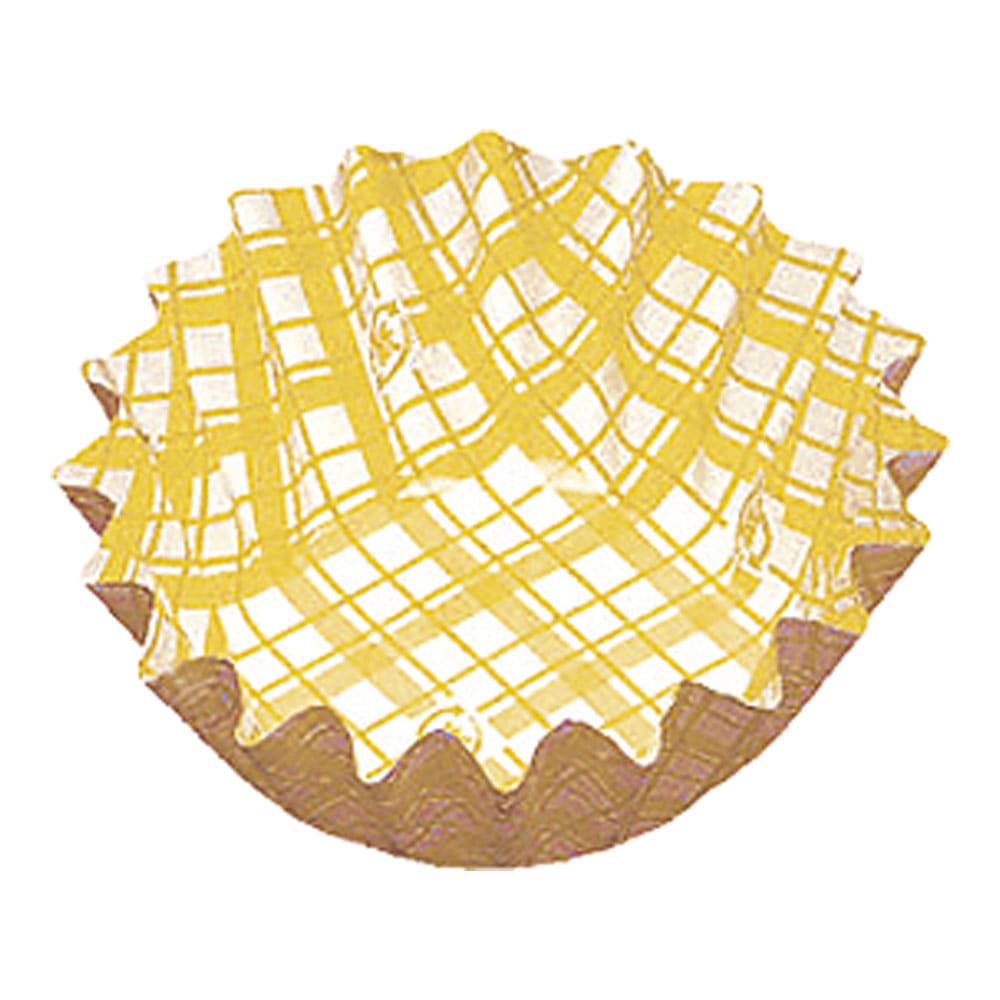 【直送品】紙カップ　ココケース　丸型（５００枚入） ５号深　黄 1個（ご注文単位1個）