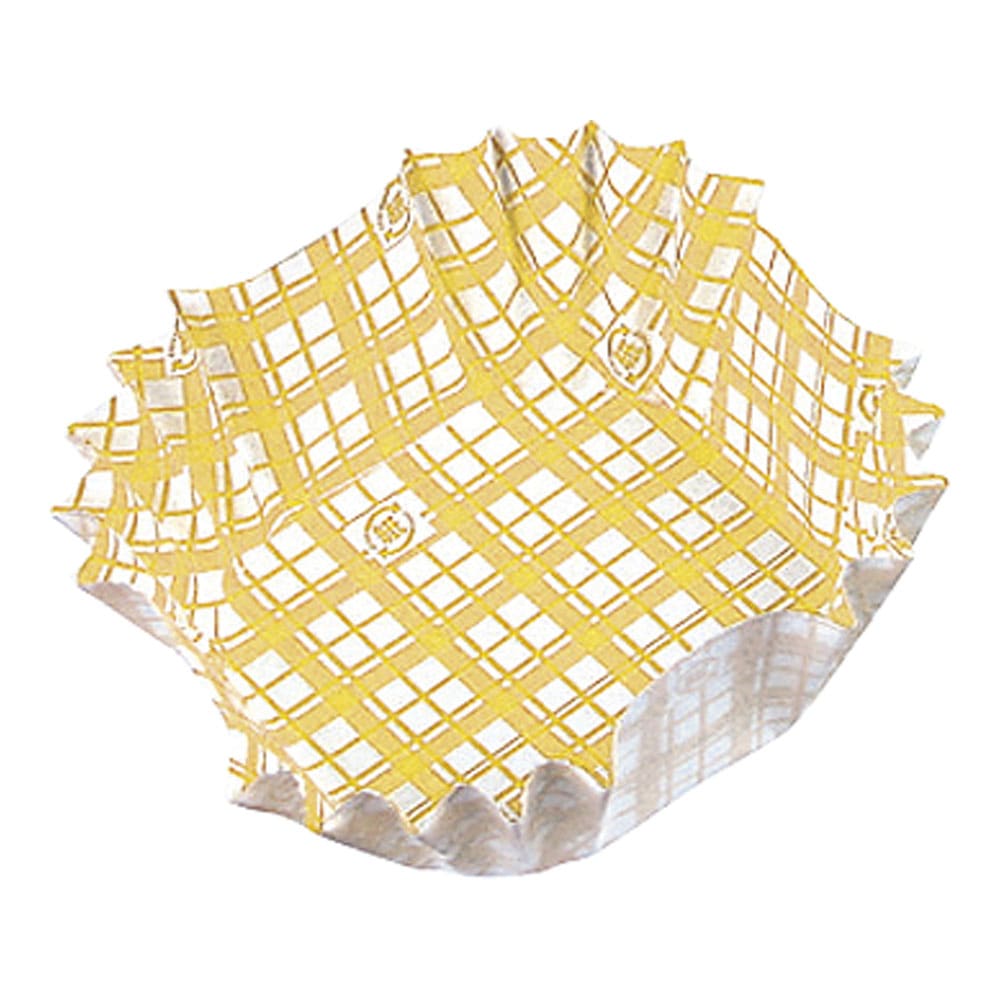 【直送品】紙カップ　ココケース　正角（５００枚入） 黄 1袋（ご注文単位1袋）
