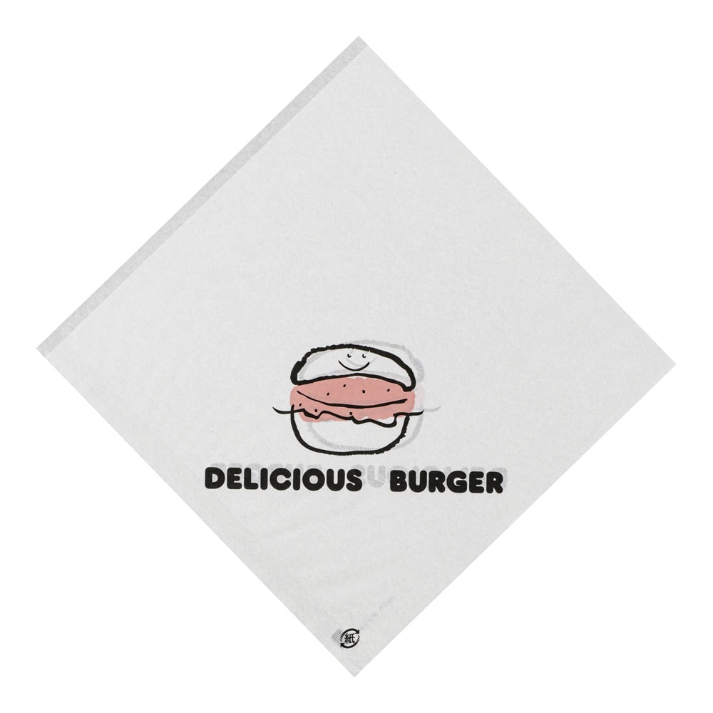 バーガー袋　デリシャスバーガー №１８　（１００枚入） 1袋（ご注文単位1袋）【直送品】