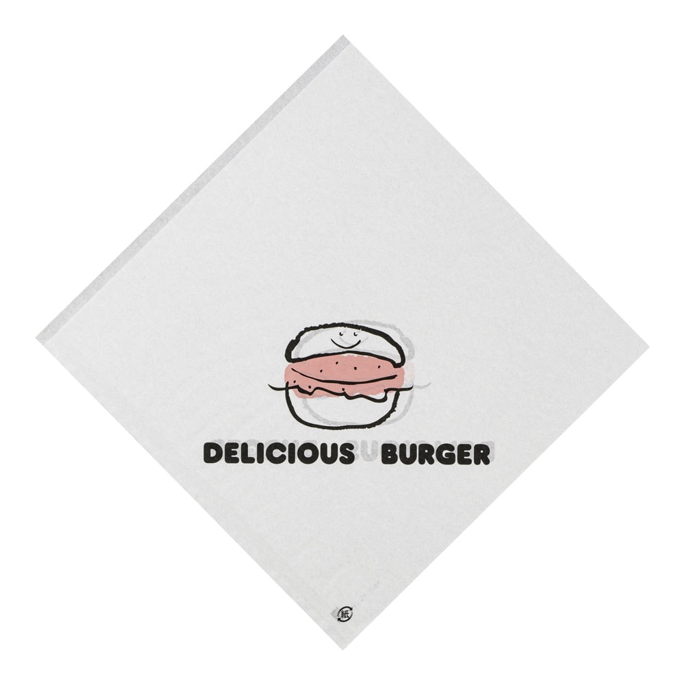 バーガー袋　デリシャスバーガー №２２　（１００枚入） 1袋（ご注文単位1袋）【直送品】