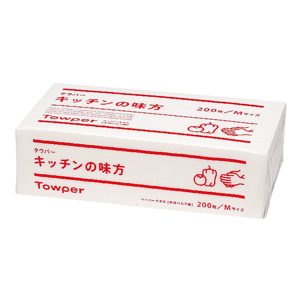タウパー　キッチンの味方 Ｍ　（２００枚×３０束） 1箱（ご注文単位1箱）【直送品】