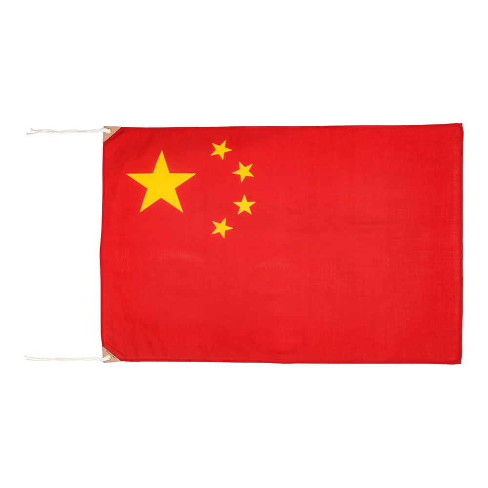 エクスラン万国旗　７０×１０５cm 中華人民共和国 1袋（ご注文単位1袋）【直送品】
