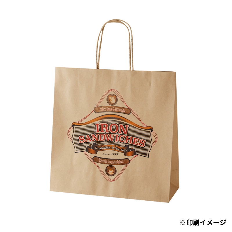 【オリジナル印刷】特注小ロットスムースバッグ　3才 フルカラー片面印刷 未晒無地300枚